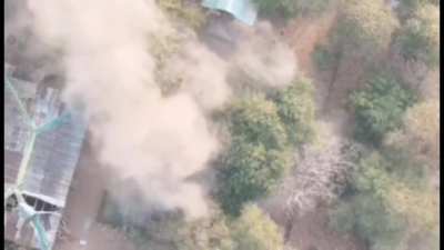 (Myanmar/Burma) A Collection of Videos Showing Rebels Attacking Junta Positions in the Anyar Region [especially Magway and Sagaing;1/31-2/1;music from sources]