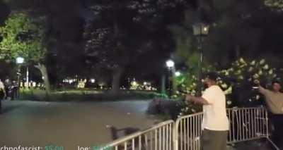 Man repeatedly calls NYPD officer a 