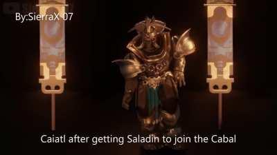 Apparently, he's having a good time