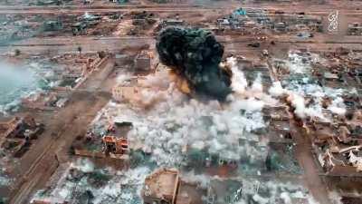 What a car bomb looks like from above