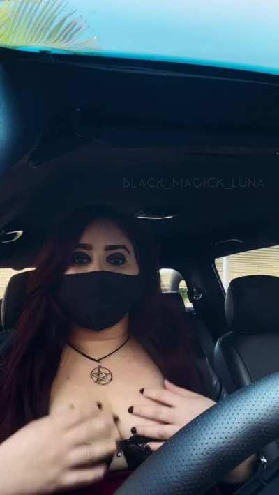 Utterly exhilarating to get the ladies out while parked outside!