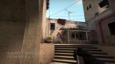 Basic smokes for de_mirage (64 tick)