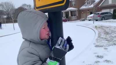 A science experiment