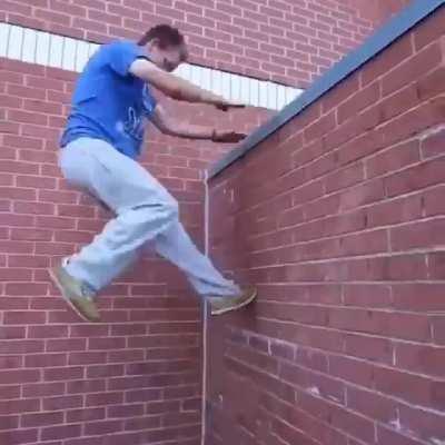 Little Parkour in the backyard