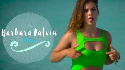 Barbara Palvin Tongue out Nipple Rub