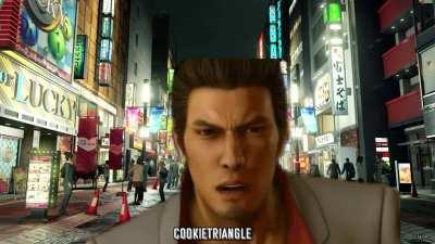 i would roast you but my majima said i'm not allowed to burn trash