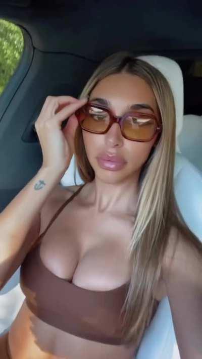Sunglasses in car