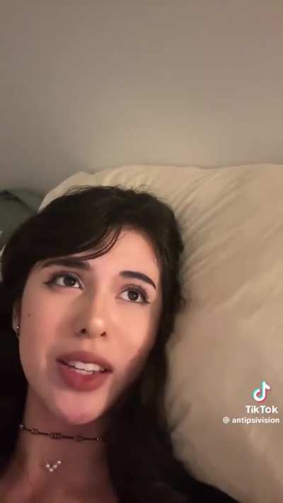 Her most recent Tiktok upload