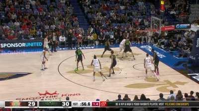 [Highlight] Some incredible footwork and smothering defense from Cody Zeller leads to a shot clock violation