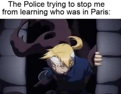 Reference to the song N words in Paris