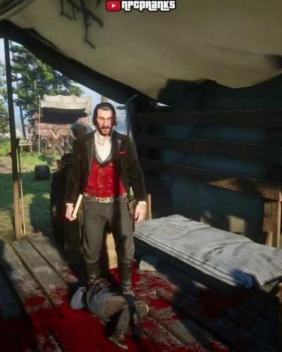 Breaking Dutch's AI by killing Jack in front of him 