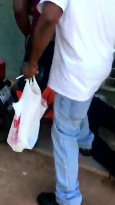 Choke a woman get a beating