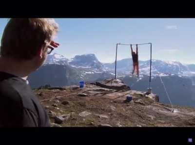 Oh I hope he don’t fall