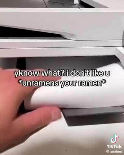 this... absolute... BLASPHEMY