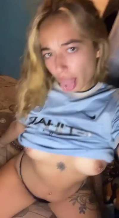 pierced tongue to please you :)