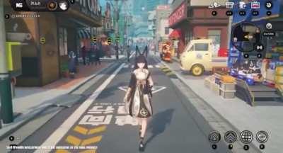 her in game animations with skin