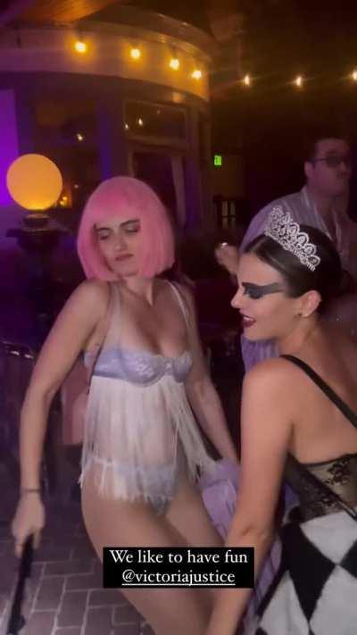 Having some fun at a Halloween party the other night