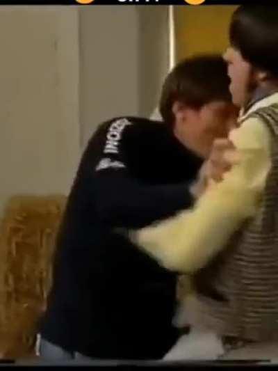 Young Lionel Messi getting sexually assaulted by a gang of men in Argentinian TV