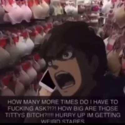 This is why I don’t like bra shopping for my gf