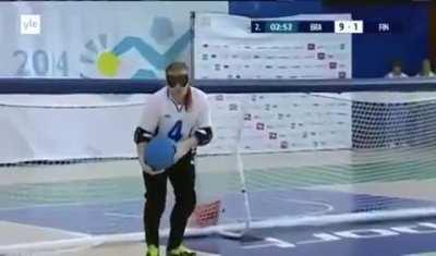Goalball, a sport made for the visually impaired