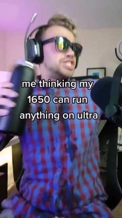 My 1650Ti whenever I open Cyberpunk