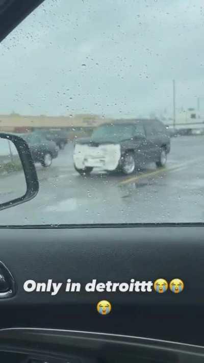 To hide the vehicle damage