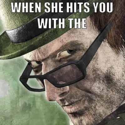 When she hits you with the riddler's revenge ambience. Who can relate?