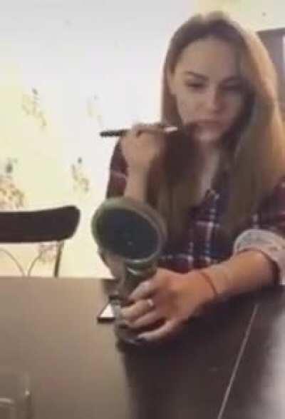 Let me give you a kiss sweetie