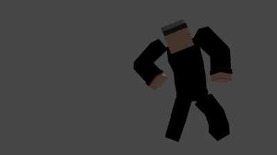 nothing to see here. only vantablack doing gangnam style...