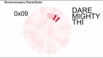 [OC] Decoding the stars | Visualizing the message in Perseverance's parachute
