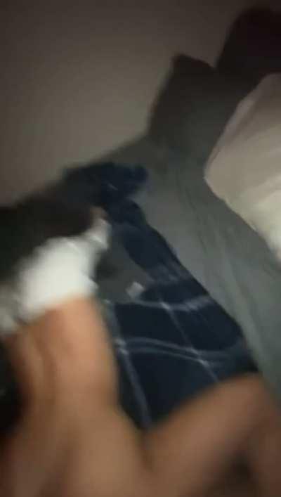 She said “ fuck me harder!”