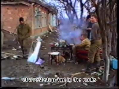 Chechen war footage (English subs)
