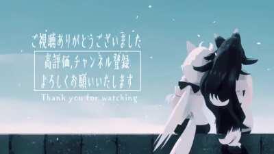 Throwback to Fubuki's old FubuMio ending card, used from late May through June this year