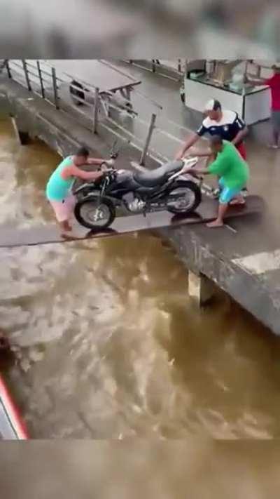 Idiots with a bike