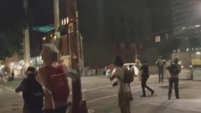 Portland rioters are all terrified of the minivan day/night 63