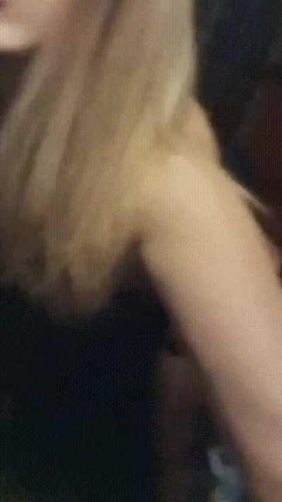 Licked and fucked naked outside like an owned whore