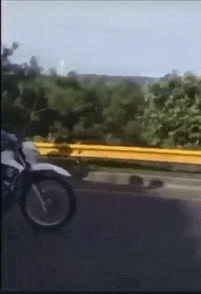 He was about to do some trick but was caught by officers