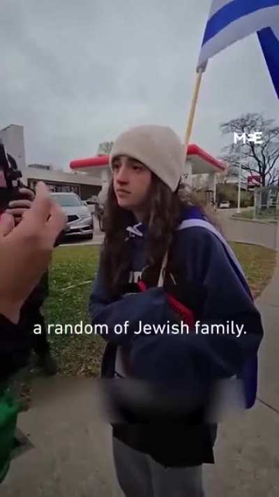 A Polish Girl, Completely Unaware of Her Zionist Indoctrination, Ironically Claims That Palestinians Are Trying to Take Her Home Away.