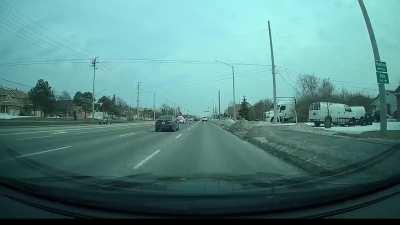 What not to do when flashing lights come up on you