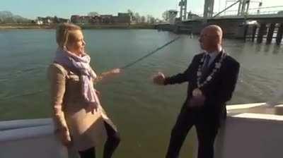 Interview on a boat, what could go wrong?