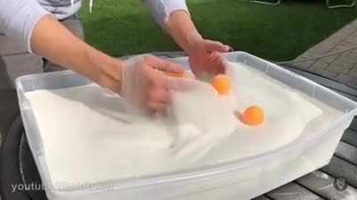 The way Sand acts when you put air in the right Places