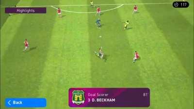 My furthest overhead kick goal