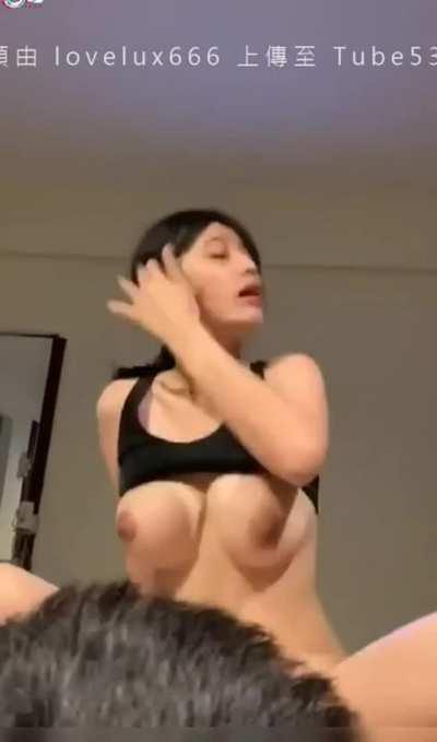 Big Tits Girlfriend Riding Porn GIF by chondven02