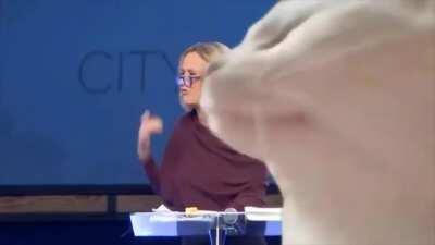 The only rapper that Em is too afraid to diss - Trump's spiritual adviser, Paula White.