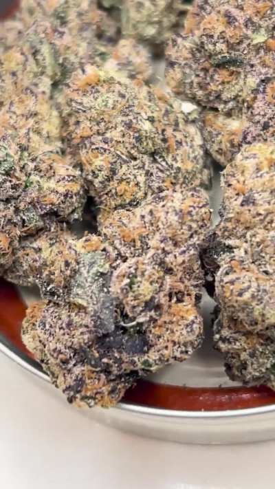 (purple) gumbo…fruit snacks and gelato…smokin this all week