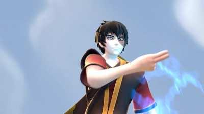 I wanted to see what Zuko would look like while generating lightning so I animated it. (Albeit not that well)