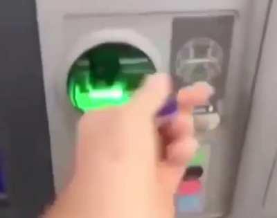 Insert card as shown