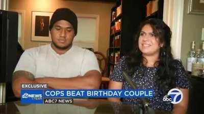Couple celebrating birthday beaten, Tased by California police