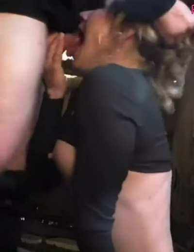 It was a hot summer night and the couple had been married for years. They had been through a lot together and were still very much in love. The husband was feeling a bit frisky and decided to surprise his wife with a sp