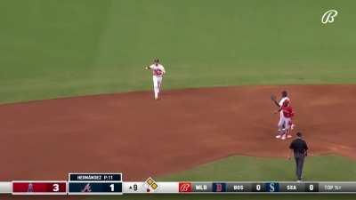 [Highlight] [Highlight] Michael Harris robs Shohei Ohtani of extra bases.